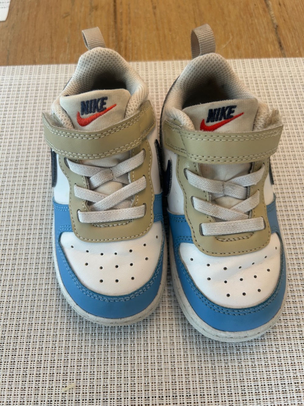 KIDS' NIKE LITTLE KID COURT BOROUGH LOW RECRAFT SNEAKERS